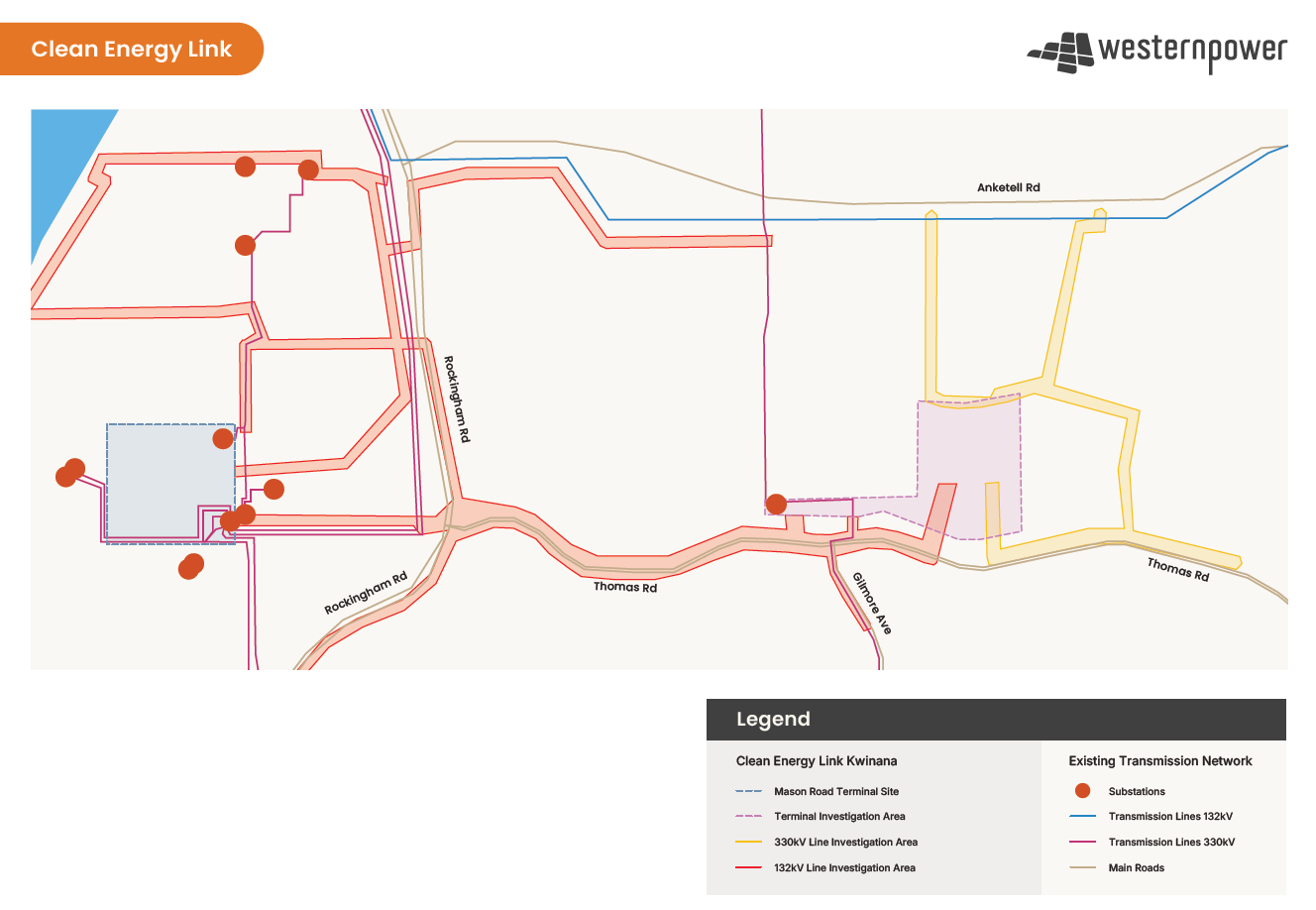 Kwinana site map